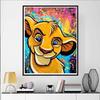 Disney Diamond Painting 5D The Lion King Simba Cartoon Movie Cross Stitch Embroidery Craft Gift Home Decor
