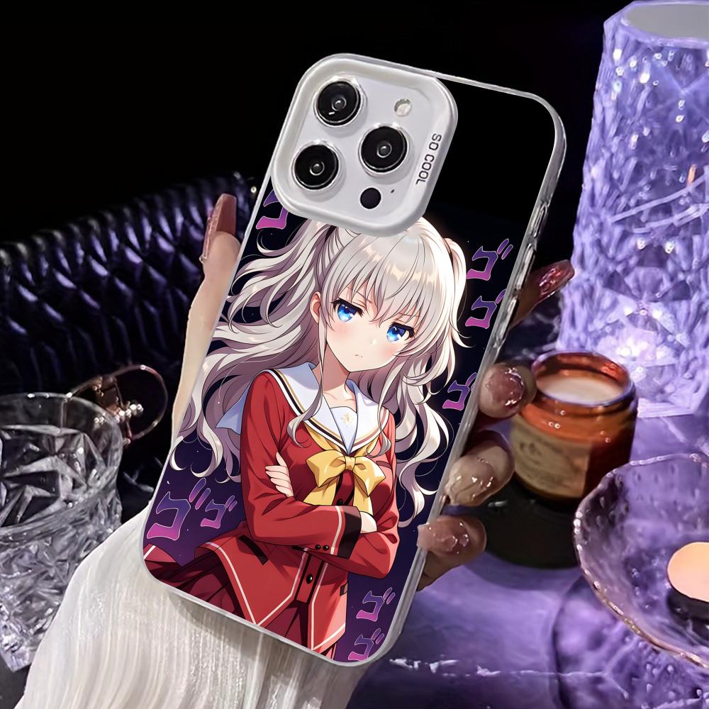 

Charlotte Tomori Nao White Translucent Mobile Phone Case for iPhone 17 16 15 14 13 12 11 X XR XS Air Pro Max Plus Colorful Cover iPhone 11 Pro Max
