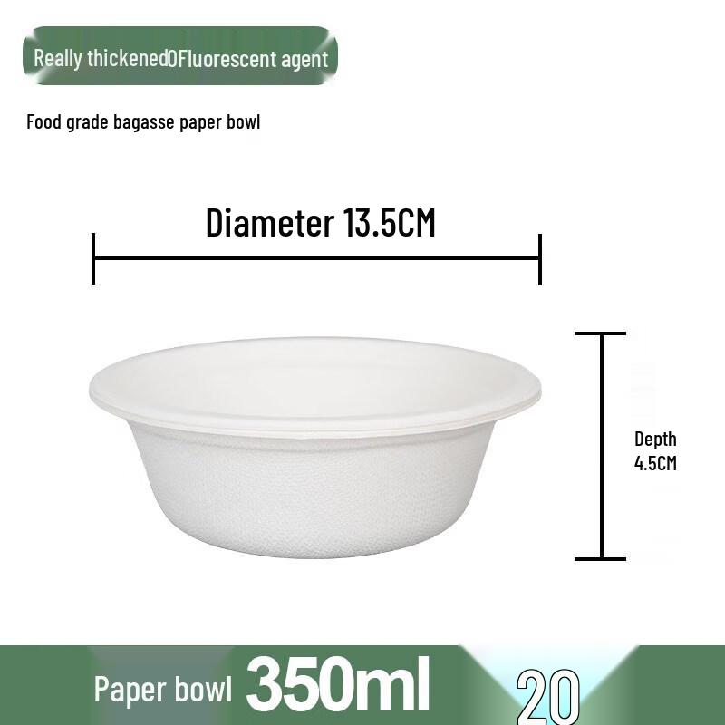 Disposable Sugarcane Pulp Dinnerware Set