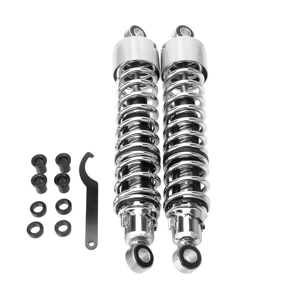 Motorcycle Part Black Red Rear Air Shock Absorber 380mm Solid Steel Aluminium Alloy For Harley Sportster Sport XL1200S 1996-2003