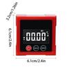 Four Sided Angle Gauge Digital Display Magnetic Tilt Angle Box Woodworking Electronic Angle Dipmeter Gradient Measuring Supplies