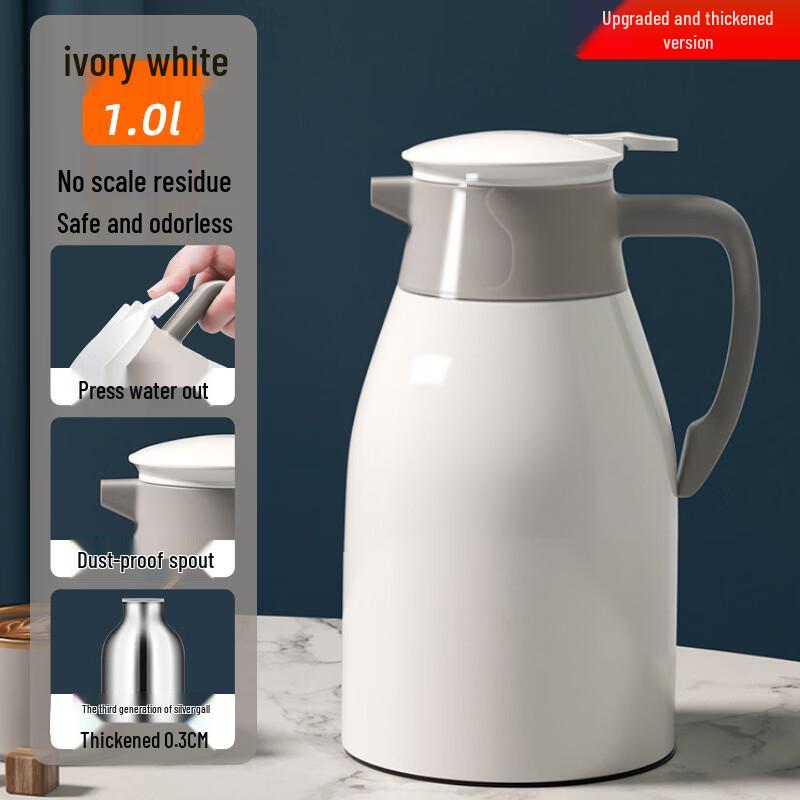 Термос-кувшин с нажимным механизмом