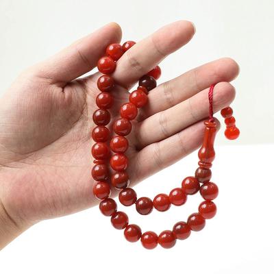 Náramok Tasbih s 33 korálkami: Moslimské ružence - Arabské, Egyptské, Turecké štýly