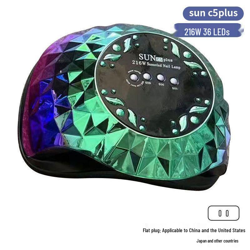 Dazzling 256W LED Nail Curing Lamp, Quick Dry Gel Lamp for Salon Use