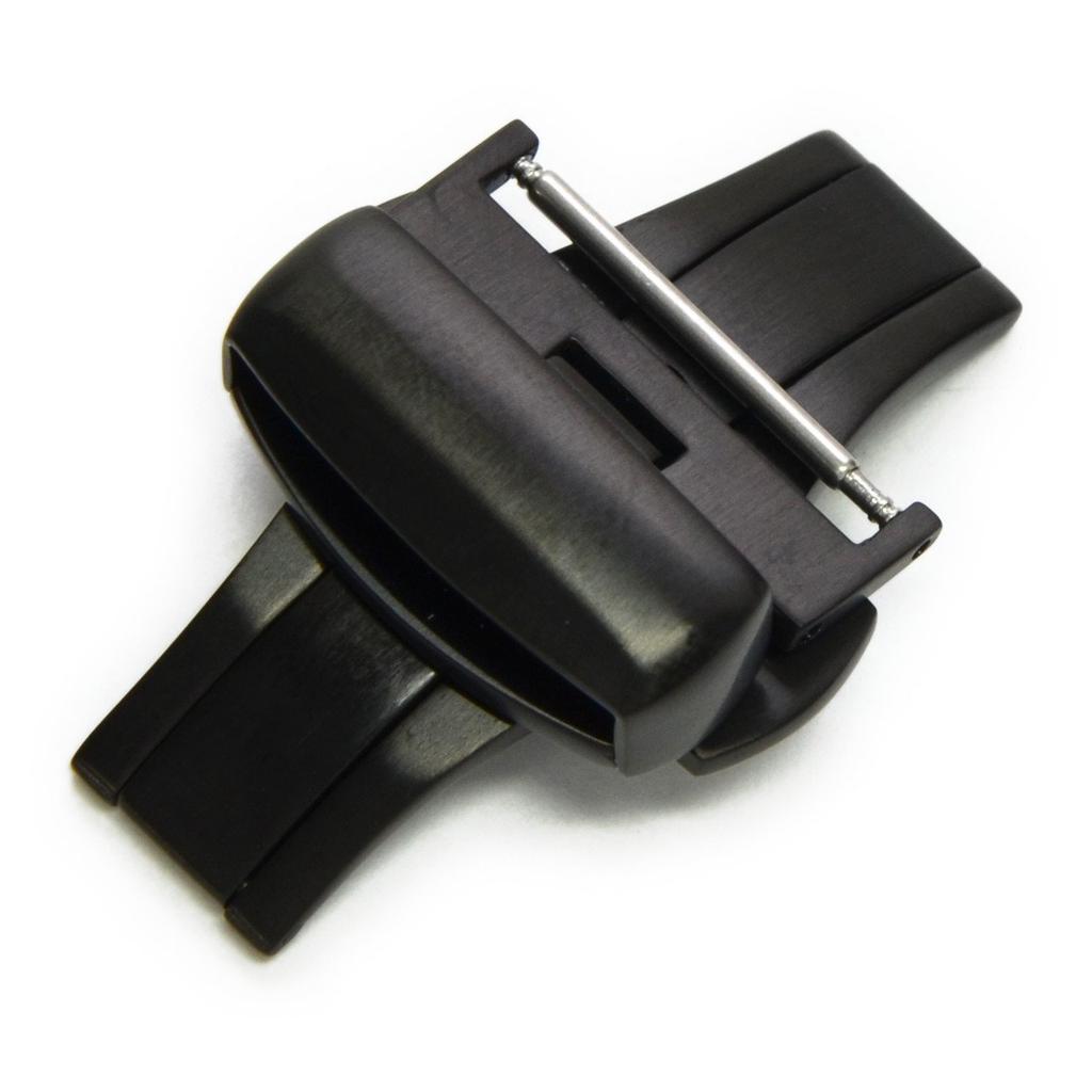 CASSIS PBF Watch with Replacement CABKS020 D-BUCKLE Strap, Satin, 20mm, Black, Tool,