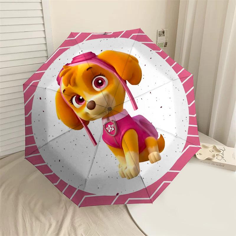 

1PC doggy paw patrol Umbrella-8-Rib Reinforced, Automatic Open, Lightweight & Durable, Cute Fashion Accessory for Outdoor-W9273