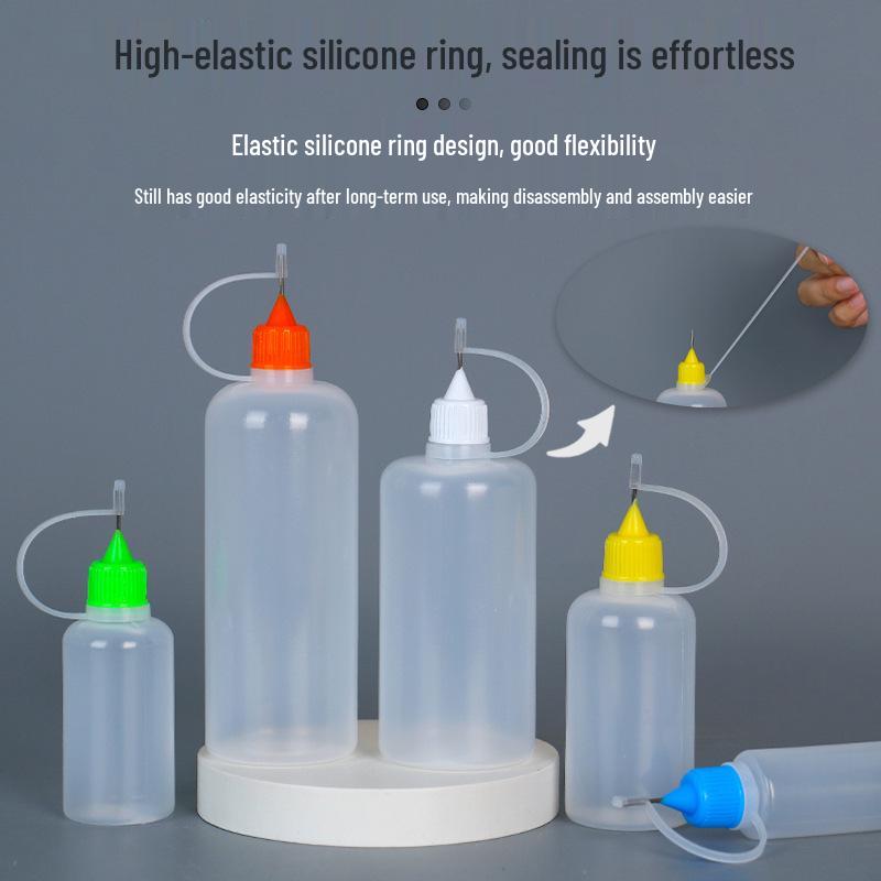 Translucent LDPE Pinhole Oil Bottle 5ml-120ml for Nail Art Glue