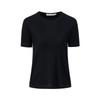GIOVANNI VALENTINO Women's Round Neck Short Sleeve Pure Wool T-Shirt