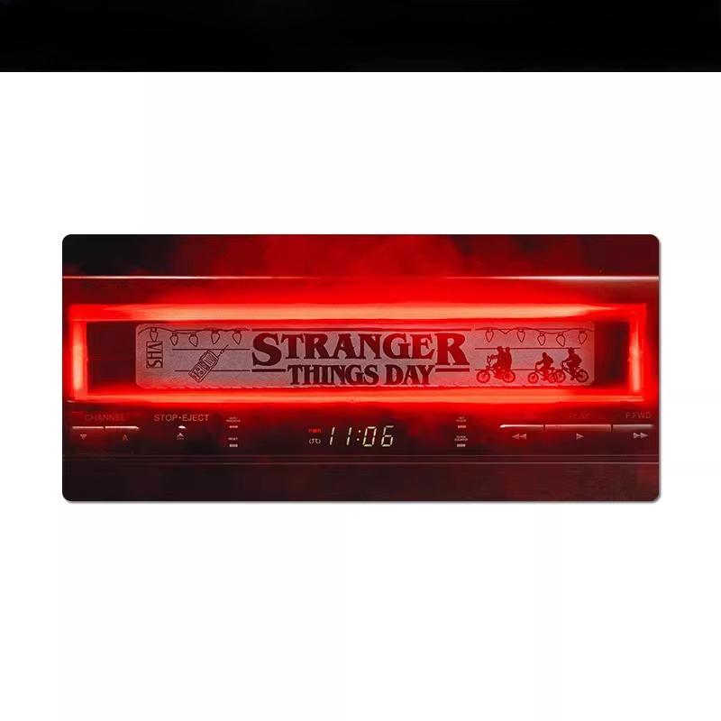 New  Creativity Stranger Things Peripheral High Definition Printing Leather Mouse Pad Large Size Computer Non-slip and Dirty-resistant Keyboard Pad