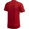 adidas T Shirts Men's Burgundy Crew Neck Moderate Straight Fit FL4620
