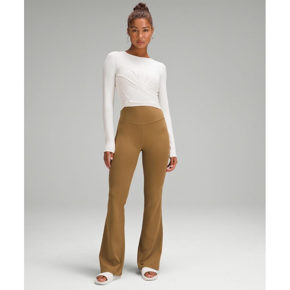 Lululemon Time To resTore Long Sleeve Shirt  Nulu Bone