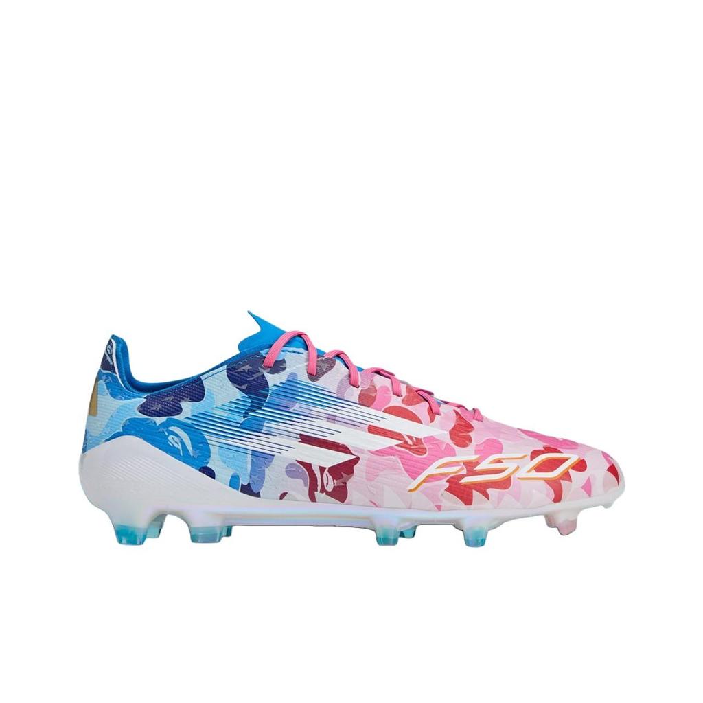 Adidas BAPE X Adizero F50 Elite FG Pink Men Sneakers JS0573