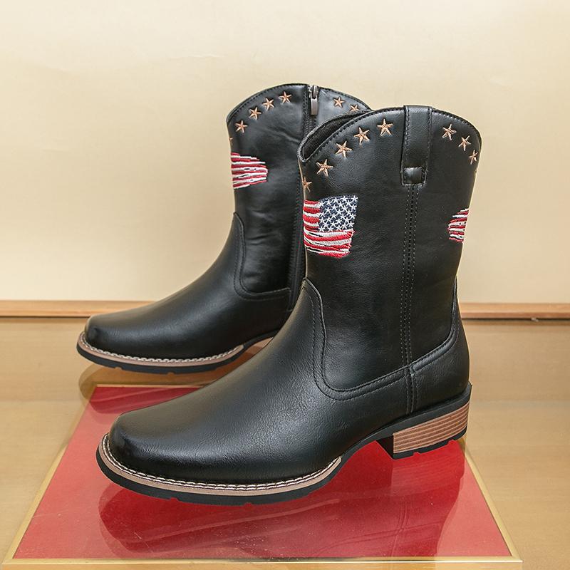 Fashion Winter Men Business Chelsea Boots Black Brown Men Casual Comfortable Riding Boots Outdoor Training Boots Size 39-48 Men Boots