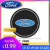New 2026 Car Sticker For Ford 2Pcs Car Interior Accessories  Water Cup Pad Anti-noise Coaster Mat For Ford ST Line Focus Mustang