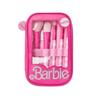 barbie Kadın/Bayan Retro Çizgili Makyaj Fırça Seti