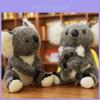 Adoráveis Brinquedos de Pelúcia de Urso Coala Apresentando Bonecas de Pelúcia de Mãe e Bebê Sentados