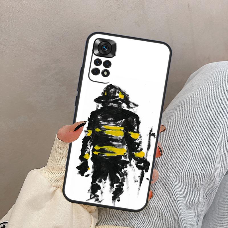 

Firefighter Fire Love For Xiaomi Redmi Note 14 10 11 12 13 15 Pro Plus Case Cover For Redmi 15 15C 14C 10C 12C 13C Redmi Note 11 Pro