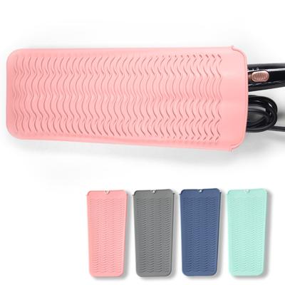 Mata podróżna do prostownic, mata odporna na ciepło do lokówek, blat do prostownic do włosów, mata odporna na ciepło do prostownic i stylizacji włosów