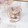 Girls' Straw Woven Coin Purse - Cute Outdoor Travel Handbag for Kids