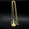 Our Lady Of Aparecida Brazil Necklace for Men Women Stainless Steel Gold Color Virgin Mary Bless Chain Jewelry Colar Masculino