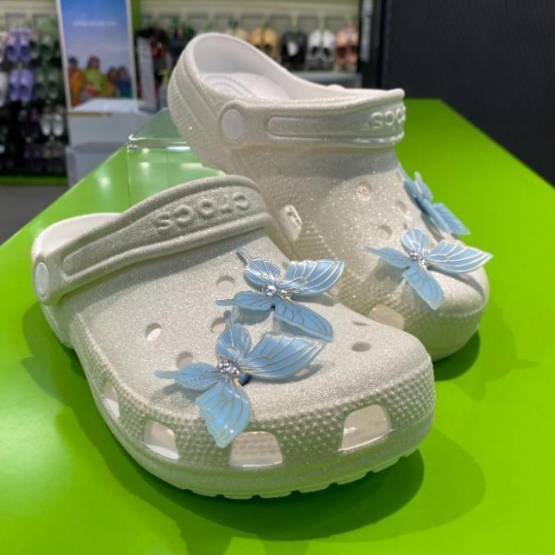 Crocs Hc02 Classic Glitter Clogs 205942 100