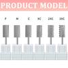 Professional Nail Care Tungsten Carbide Drill Bit for Electric Files Practical Cuticle Remover Manicure Tool