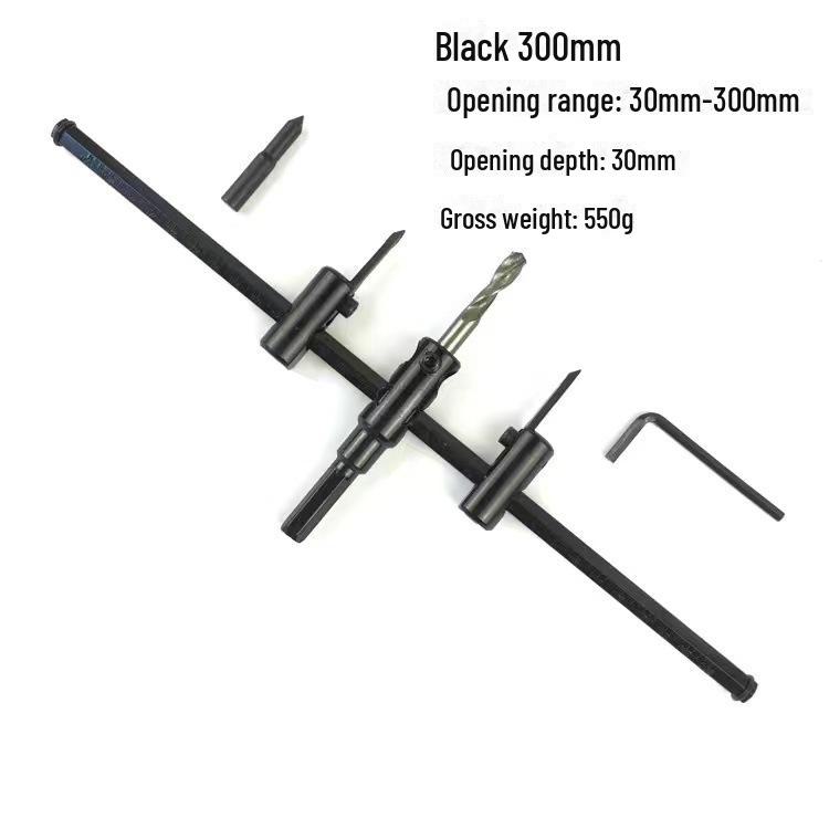 Adjustable Alloy Hole Opener Drill Bit for Woodworking, Gypsum, and Plastic