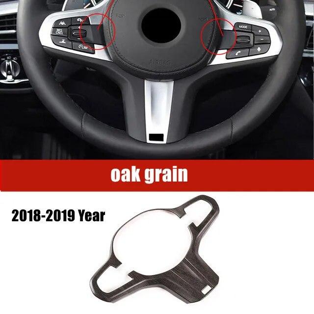 Dekorativní rámeček volantu, tlačítko M Sportovní nálepka pro BMW řady 5 G30 X3 G01 X4 G02 2018-22 Doplňky do interiéru auta
