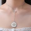 Dawapara Tetragrammaton Pentagram Necklaces Witches Knot Pendant Wiccan Protection Amulet Stainless Steel Jewelry
