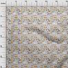 oneOone Cotton Flex Black Fabric Halloween Dress Material Fabric Print Fabric By The Yard 40 Inch