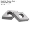 10Pcs 55 Degree MD1506 CNC Carbide Insert DNMG1506 Shims For MDJNR Lathe Turning Tool Metalworking Accessories
