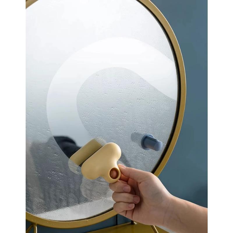 Small and Exquisite Mirror Cleaning Brush, Simple Household, Bathroom Mirror Eraser, Glass Brush, Cleaning Tools for Windows