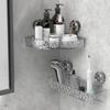 Estante de almacenamiento con ventosa para ducha, cesta organizadora para baño, estante decorativo de fácil instalación