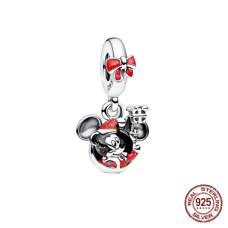 New  Mickey Minnie Beaded Marvel Lron Man Charms Plata De Leyoriginales Fit Bracelet Diy Jewelry Making Women'S Gift