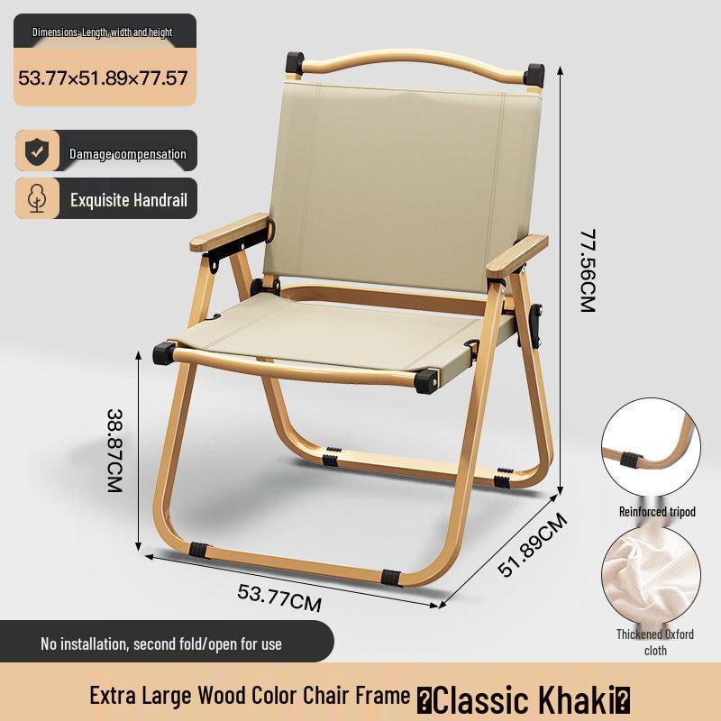 Suole Portable Kermit Folding Chair for Camping and Outdoor Activities