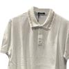 Versace SS24 Letter Embroidery Straight Cut Casual Short Sleeve Polo Shirt Men Polo Shirts White 1011851-A231377-2W110