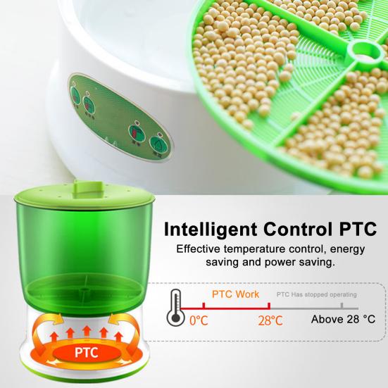 Automatic Intelligent Bean Growing Machine Large Capacity 2/3 Layers Easy To Use Home Smart Bean Sprout Machine