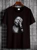 Capo Verde Cesria vora Maglietta Unisex Grafica Tee Unisex Estate Primavera Novità Streetwear Oversize Tendenza Retro Ritratto Larga