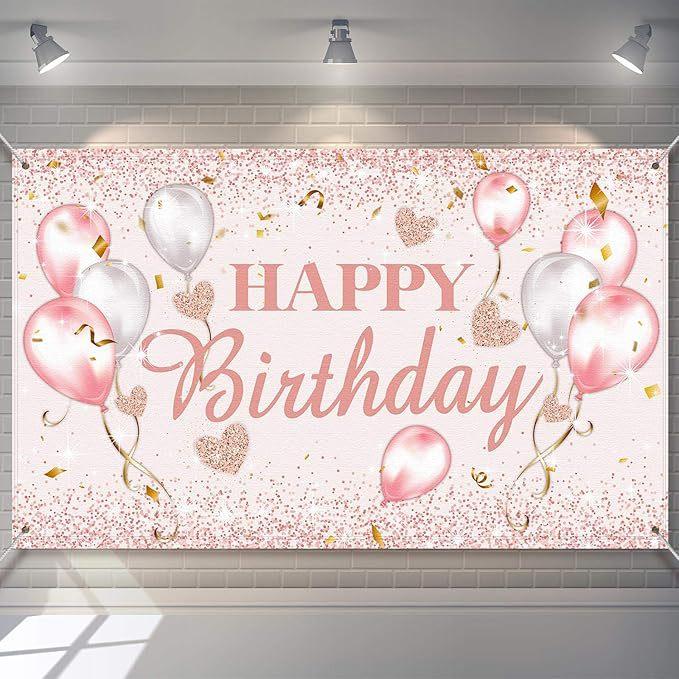 Birthday Party Background Event Decorative Banner Background Indoor and Outdoor Photography Photography Background
