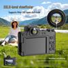 DC101 Spiegellose DSLR-Kamera mit 68 MP, Sucher, HD Beauty-Selfie und Retro-Filtern