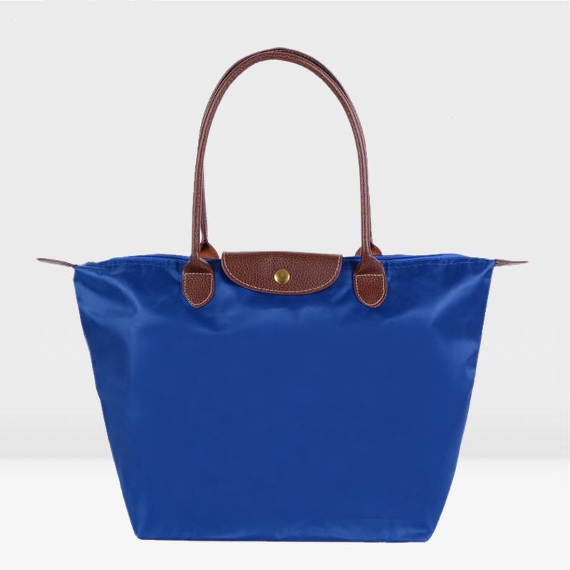 Women's Nylon Folding Shoulder Bag: Waterproof, Versatile for Gym, Sports, Shopping, and Storage