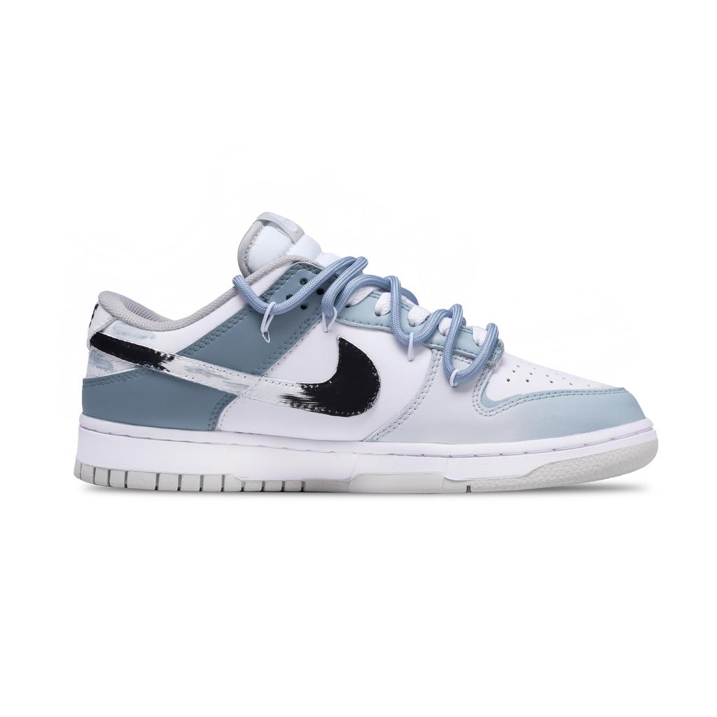 Nike Dunk Kawa Slip Resistant Low top Skateboard Shoes Men's White Blue DD1391-103(Team1068-)