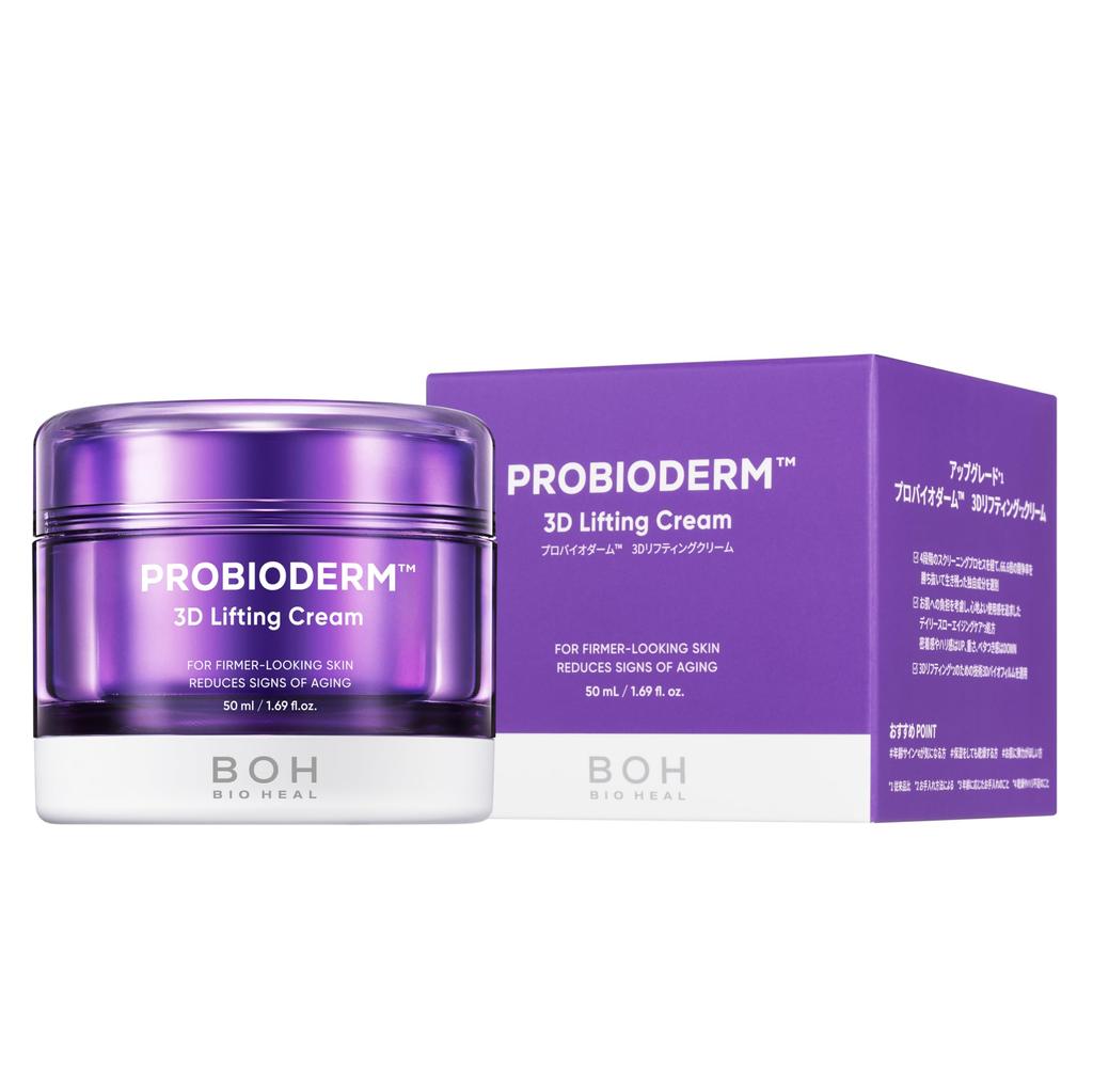 BOH Probioderm 3D Lifting Cream 50ml - High Moisturizing, Dry Skin, Firmness, Elasticity, Korean Cosmetics, Night Cream, Lifting, Lactic Acid Bacteria