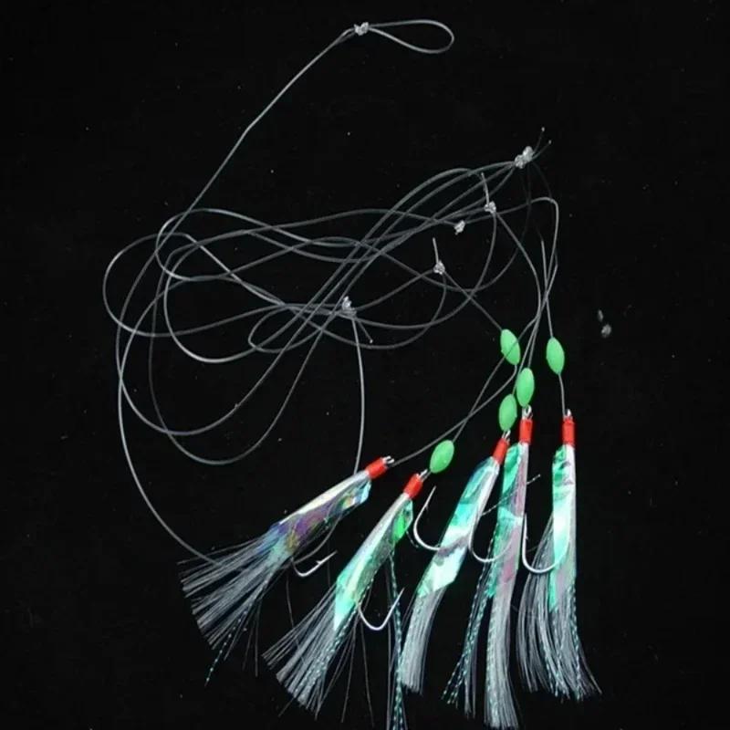 5 Pcs/Set Simulated Animal Fake Bait with Barbs and Built-in Tassels To Attract Small Fish Outdoor Fishing Equipment Accessories