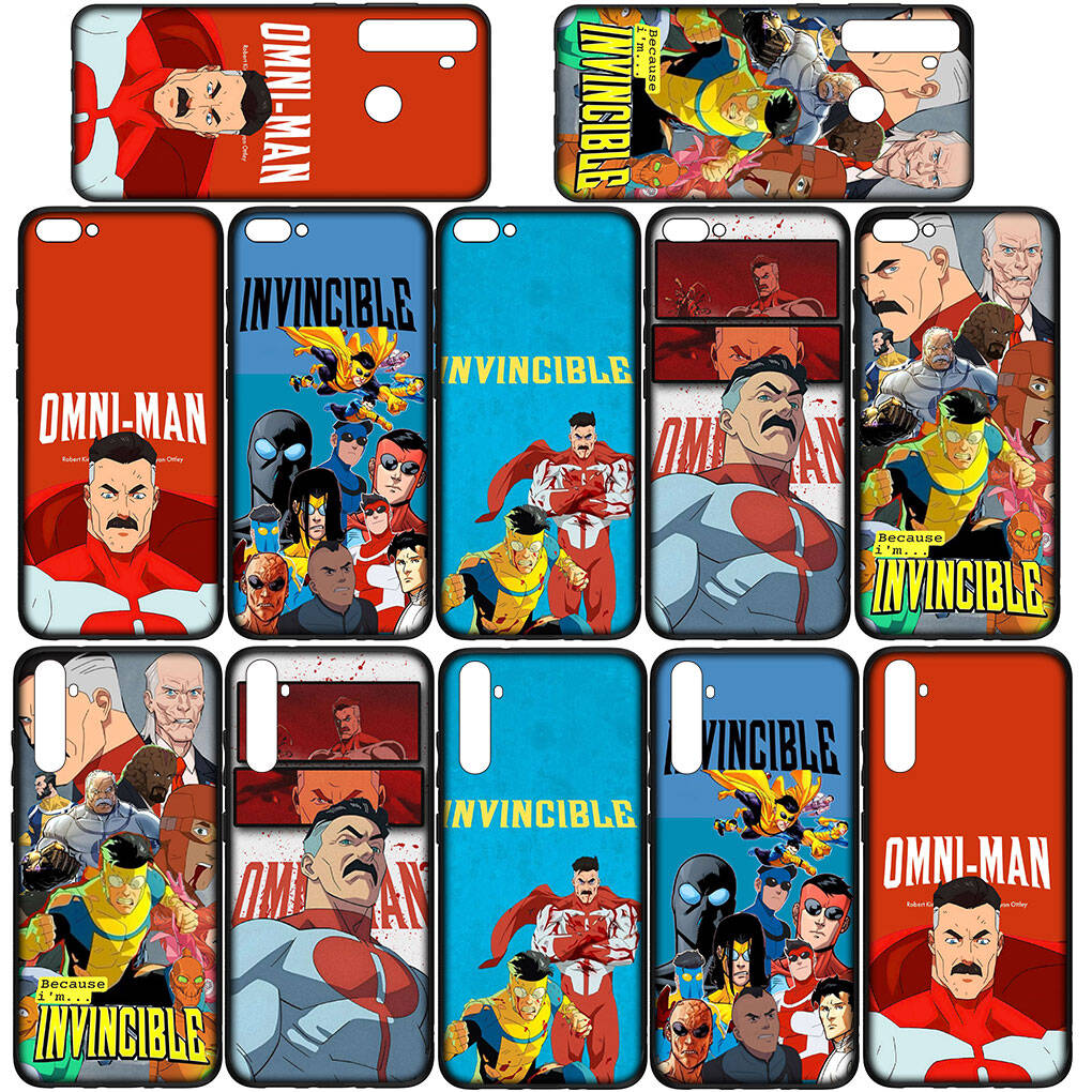 Phone Case for iPhone 17 16 15 Plus X Huawei P30 P20 Lite Redmi Note 14 12 11 13 Pro Max OPPO A60 A80 A40 A18 A38 Omni Man I-Invincibles Collage Cover
