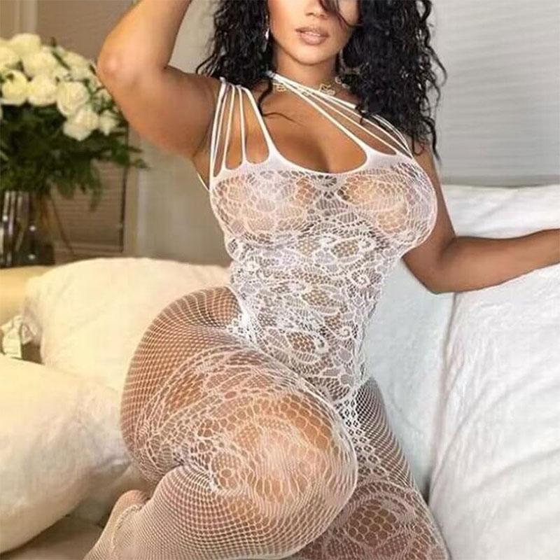 Porn Crotchless Sex BodyStockings Teddy Tight Transparent Lingerie For Women Gay  Fishnet Bodysuit Open Bra Crotch Underwear