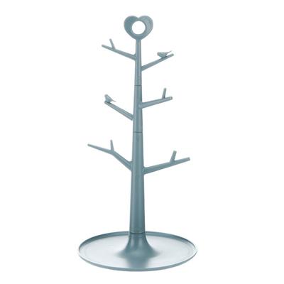 Kitchen Storage Organization Cup Holders Tree Shape With 6 Hooks Plastic Cup Display Storage Rack Kitchen Accessories
