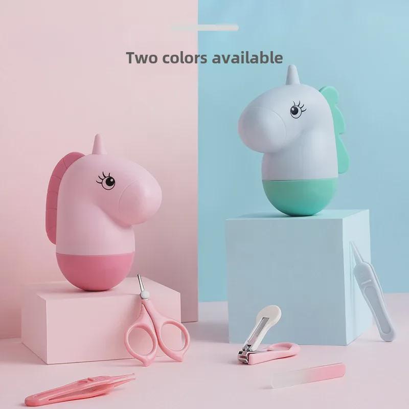 Nowy Zestaw do Manicure dla Niemowląt i Dzieci: Zawiera obcinaczki do paznokci i nożyczki