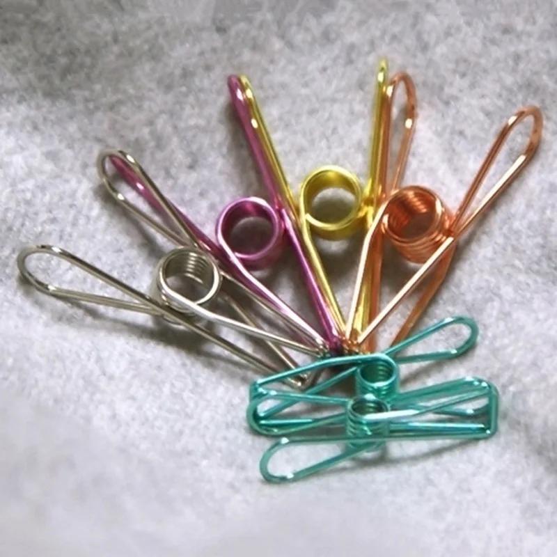 5 Metal Clips, Clothes Clips, Utility Folders