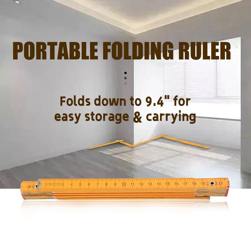 ABWR-Portable Carpenter Wooden Folding Ruler